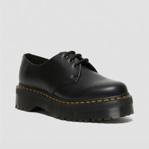 1461 SMOOTH LEATHER PLATFORM SHOES